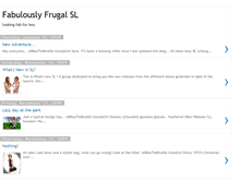 Tablet Screenshot of fabulouslyfrugalsl.blogspot.com