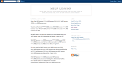 Desktop Screenshot of milf-lesson11.blogspot.com