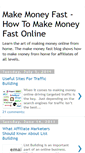 Mobile Screenshot of makemoneyfastandeasyway.blogspot.com