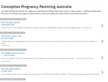 Tablet Screenshot of pregnancy-parenting-australia.blogspot.com