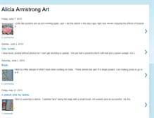 Tablet Screenshot of alicia-armstrong-art.blogspot.com