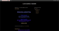 Desktop Screenshot of lucianabash.blogspot.com