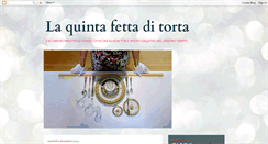 Desktop Screenshot of laquintafettaditorta.blogspot.com