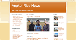 Desktop Screenshot of angkorrice.blogspot.com