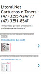 Mobile Screenshot of litoralnetcartuchos.blogspot.com