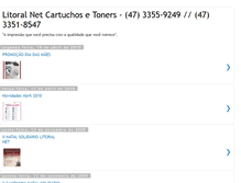 Tablet Screenshot of litoralnetcartuchos.blogspot.com