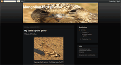 Desktop Screenshot of mongolbirder.blogspot.com
