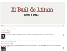 Tablet Screenshot of elbauldelilium.blogspot.com
