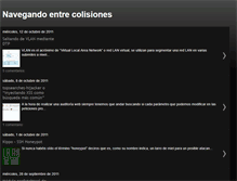 Tablet Screenshot of navegandoentrecolisiones.blogspot.com
