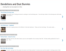 Tablet Screenshot of dandelionsanddustbunnies.blogspot.com