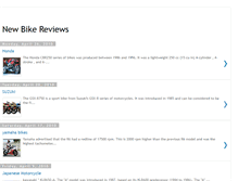 Tablet Screenshot of new-bike-reviews.blogspot.com