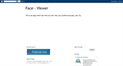 Desktop Screenshot of face-viewer.blogspot.com