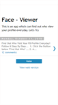 Mobile Screenshot of face-viewer.blogspot.com