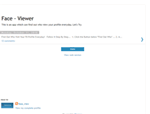 Tablet Screenshot of face-viewer.blogspot.com