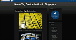 Desktop Screenshot of nametagcustomization.blogspot.com