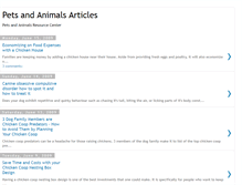 Tablet Screenshot of petsanimalsarticles.blogspot.com