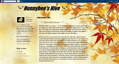 Desktop Screenshot of hunnybee420.blogspot.com