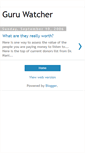 Mobile Screenshot of guruwatcher.blogspot.com