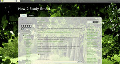 Desktop Screenshot of how2studysmart.blogspot.com