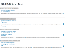 Tablet Screenshot of pai1deficiency.blogspot.com