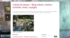 Desktop Screenshot of lairedutemps.blogspot.com