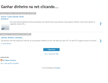 Tablet Screenshot of ganhar-clicando.blogspot.com