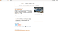 Desktop Screenshot of moralitywar.blogspot.com