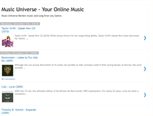 Tablet Screenshot of musik-universe.blogspot.com