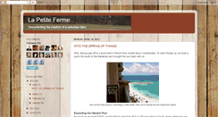 Desktop Screenshot of lapetitferme.blogspot.com