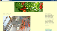 Desktop Screenshot of greenhouseglimpses.blogspot.com