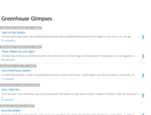Tablet Screenshot of greenhouseglimpses.blogspot.com