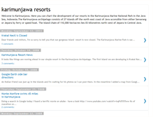 Tablet Screenshot of karimunjawa-resorts.blogspot.com