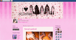 Desktop Screenshot of iheartstilettos.blogspot.com