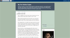 Desktop Screenshot of eve-scams.blogspot.com