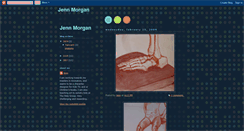 Desktop Screenshot of jennmorgan.blogspot.com