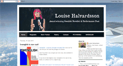 Desktop Screenshot of louisehalvardsson.blogspot.com