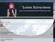 Tablet Screenshot of louisehalvardsson.blogspot.com