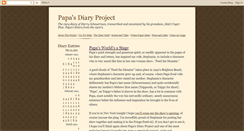 Desktop Screenshot of papasdiary.blogspot.com