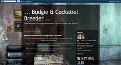 Desktop Screenshot of budgiecockatiel.blogspot.com