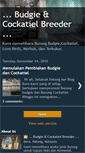 Mobile Screenshot of budgiecockatiel.blogspot.com