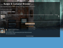 Tablet Screenshot of budgiecockatiel.blogspot.com