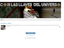 Tablet Screenshot of conlasllavesdeluniverso.blogspot.com