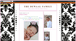 Desktop Screenshot of dewaalfam.blogspot.com