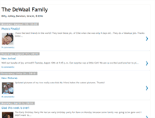 Tablet Screenshot of dewaalfam.blogspot.com