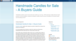 Desktop Screenshot of handmadecandlesbuyersguide.blogspot.com