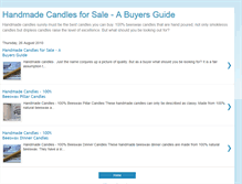 Tablet Screenshot of handmadecandlesbuyersguide.blogspot.com