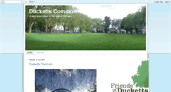 Desktop Screenshot of duckettscommon.blogspot.com