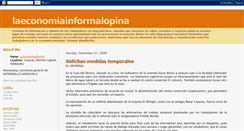 Desktop Screenshot of laeconomiainformalopina.blogspot.com