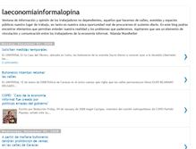 Tablet Screenshot of laeconomiainformalopina.blogspot.com