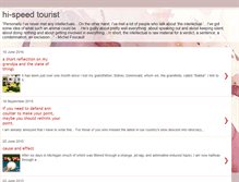 Tablet Screenshot of hispeedtourist.blogspot.com